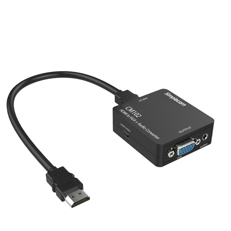 Simplecom HDMI to VGA + Audio Converter