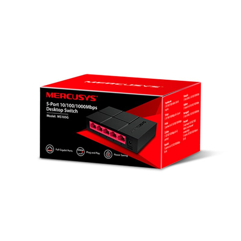 Mercusys 5 Port Gigabit Desktop Switch