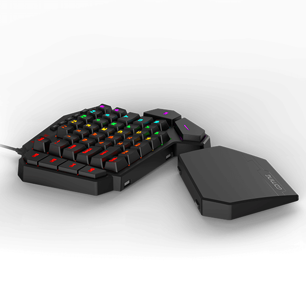 Redragon K585 DITI One-Handed RGB Mechanical Gaming Keyboard,Blue Switch
