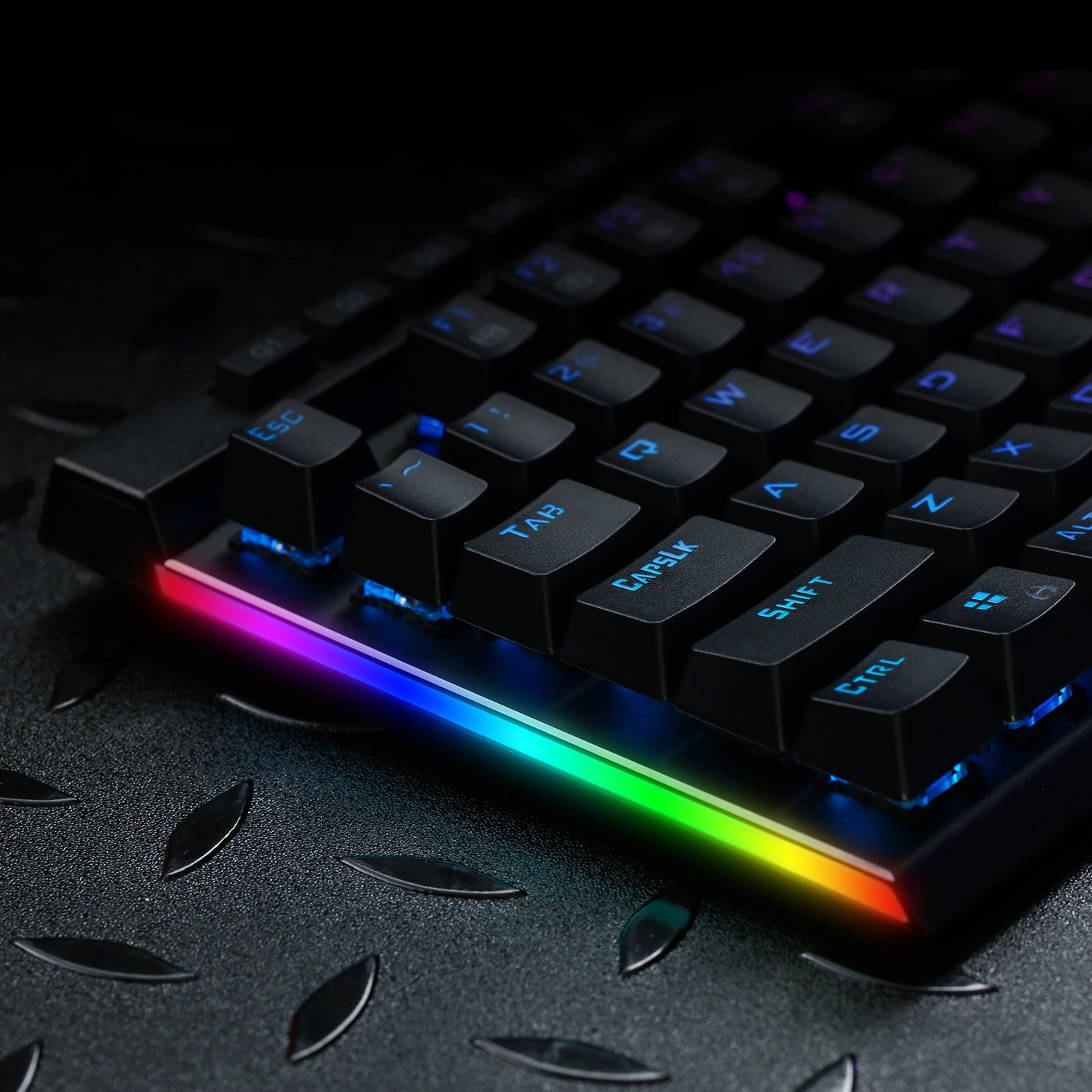 Redragon K580 VATA RGB LED Backlit Mechanical Gaming Keyboard, Brown Switch