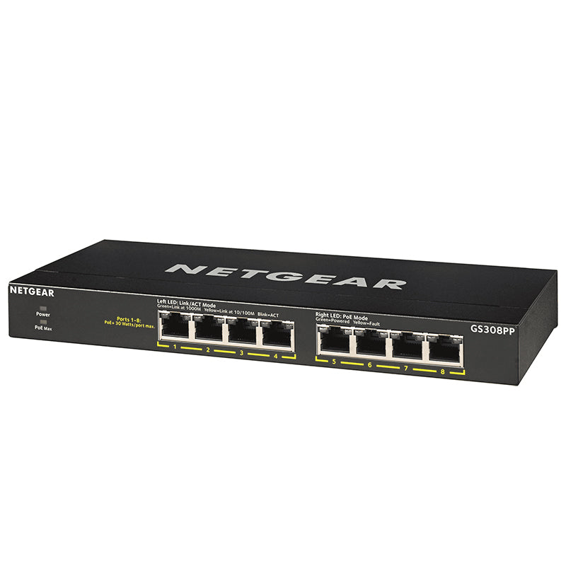 Netgear SOHO 8 Port Gigabit PoE+ Unmanaged Switch