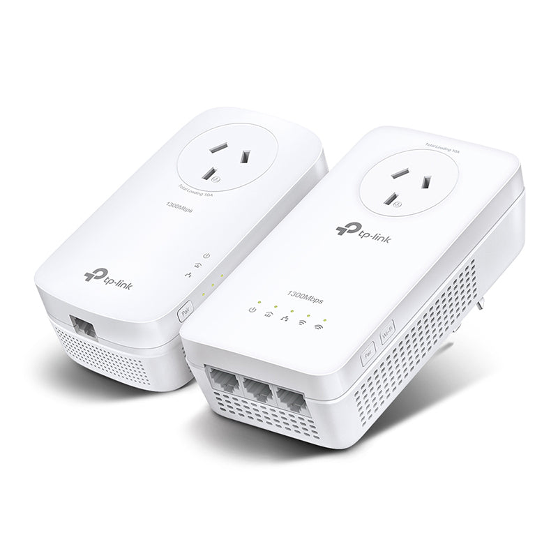 TP-Link AV1300 Gigabit Passthrough Powerline AC WiFi Kit