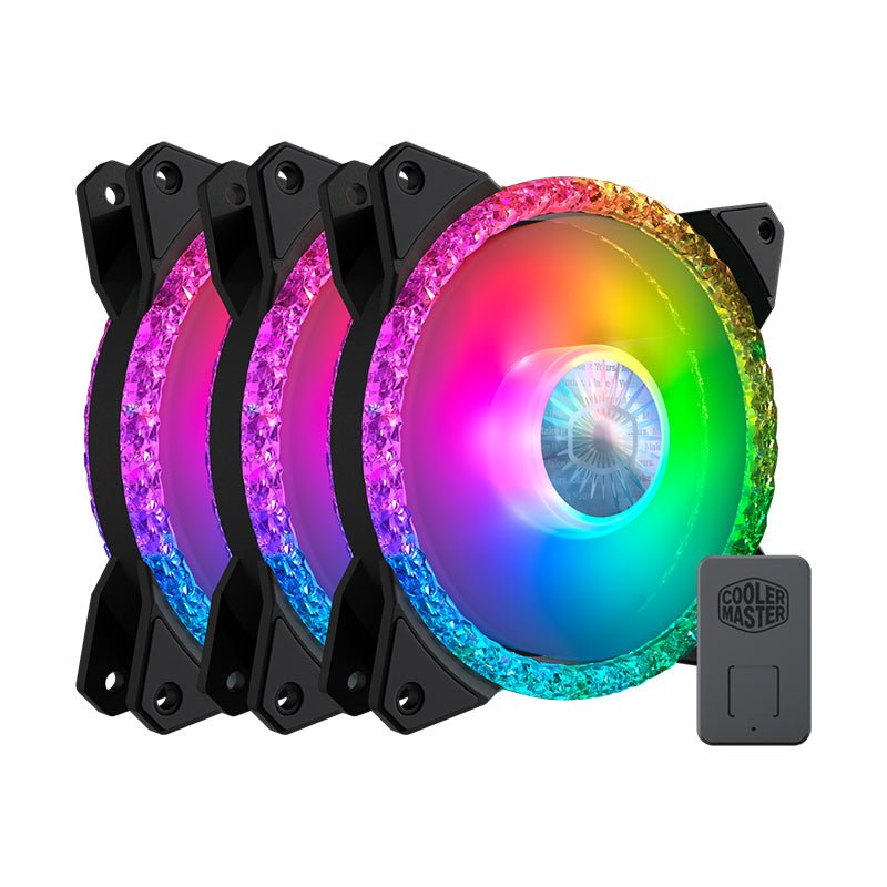 Cooler Master MF120 Prismatic ARGB Triple Loop 120mm Fan - 3 Pack