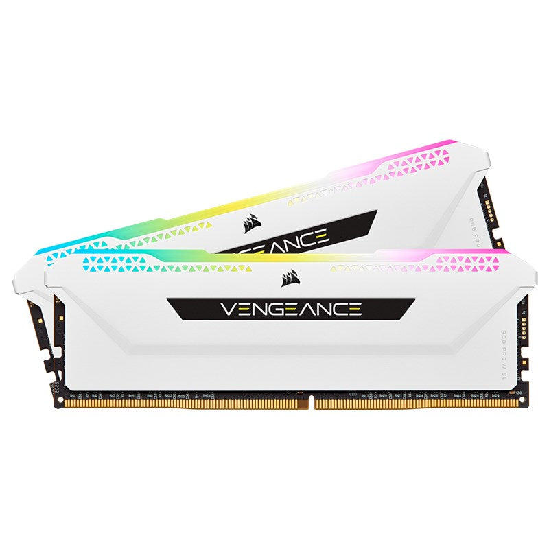 Corsair Vengeance RGB Pro SL 16GB 3600MHz DDR4 RAM - White