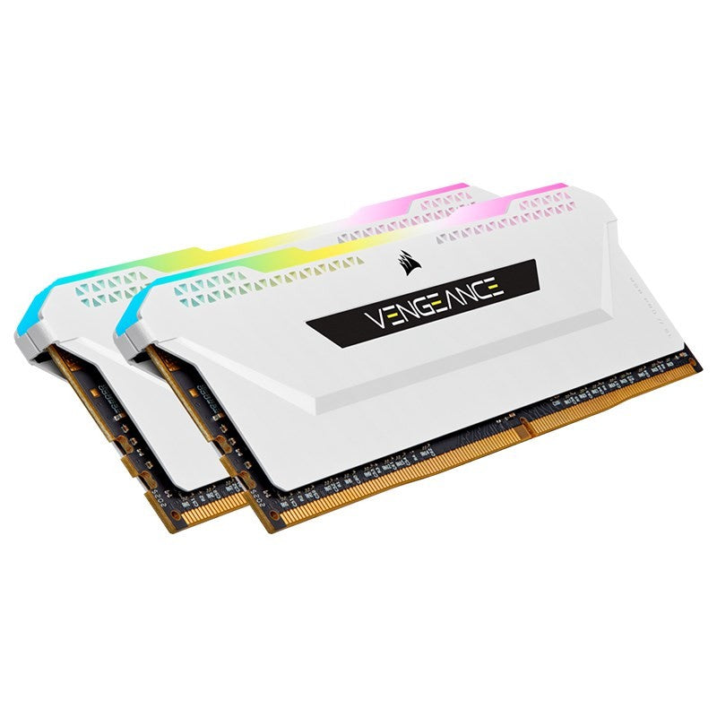 Corsair Vengeance RGB Pro SL 16GB 3600MHz DDR4 RAM - White