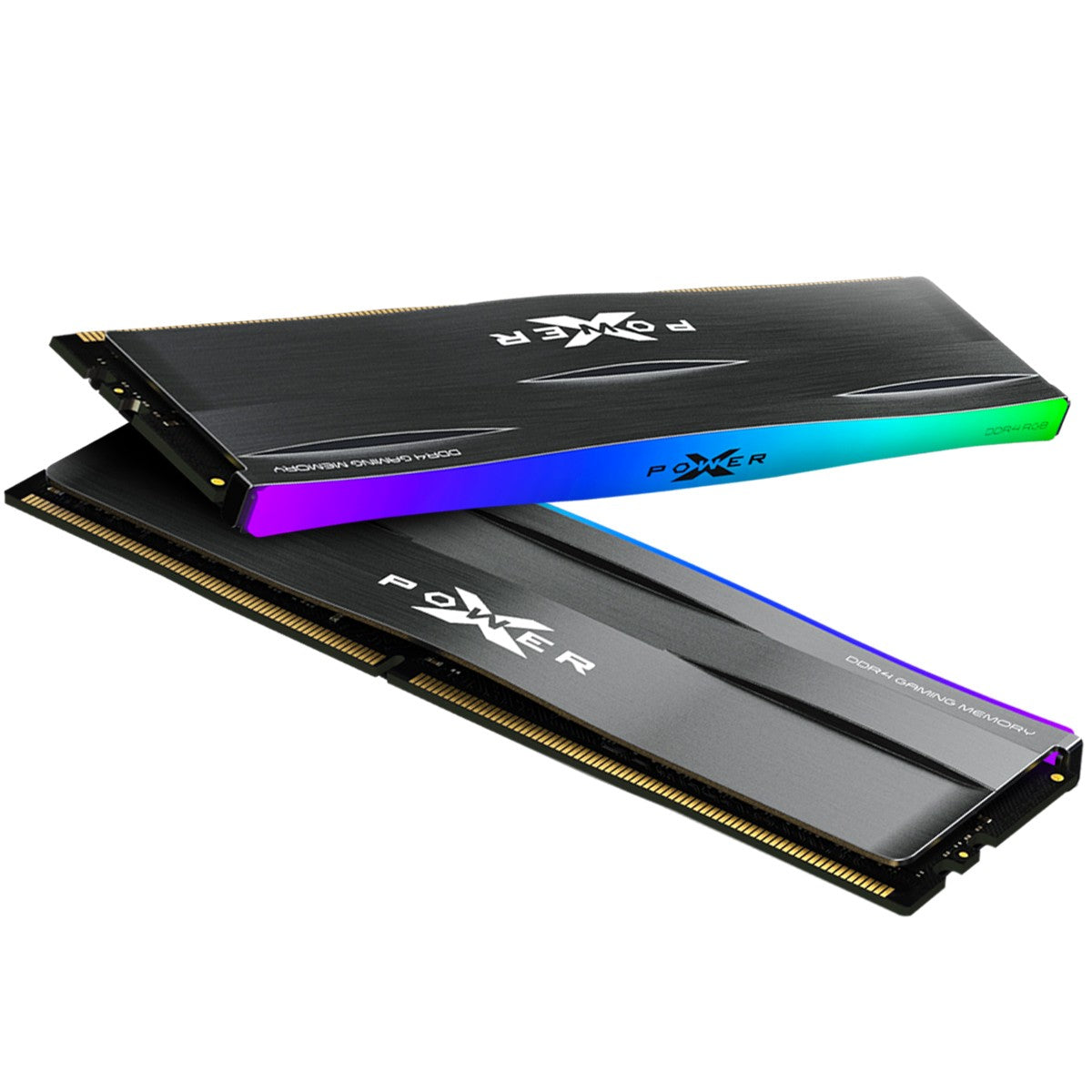 Silicon Power 16GB SP016GXLZU320BDD 3200MHz XPOWER Zenith Gaming Desktop Memory RGB DDR4 RAM