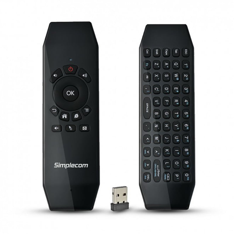 Simplecom 2.4GHz Wireless Remote Air Mouse Keyboard