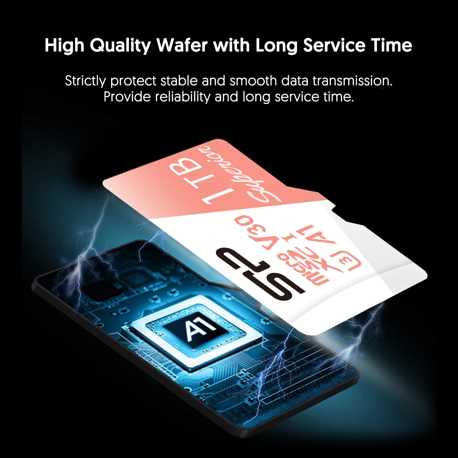 Silicon Power 4K/HD Superior 1TB Micro SDXC Card 100MB/s Read & 80MB/s Write U3, C10, A1, V30 High Speed Memory Card with Adapter