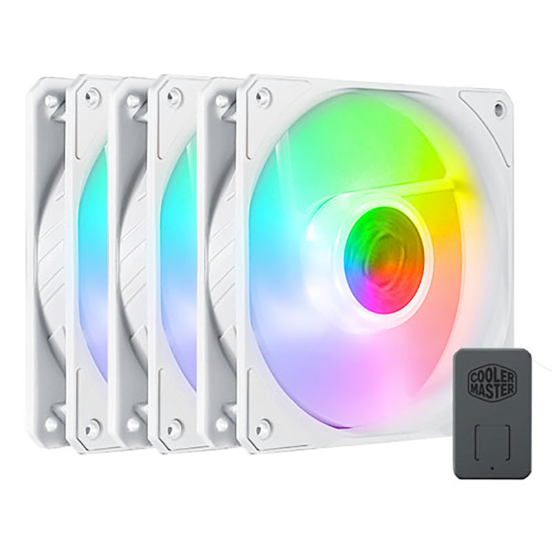 Cooler Master 120mm SickleFlow ARGB 3 Pack White