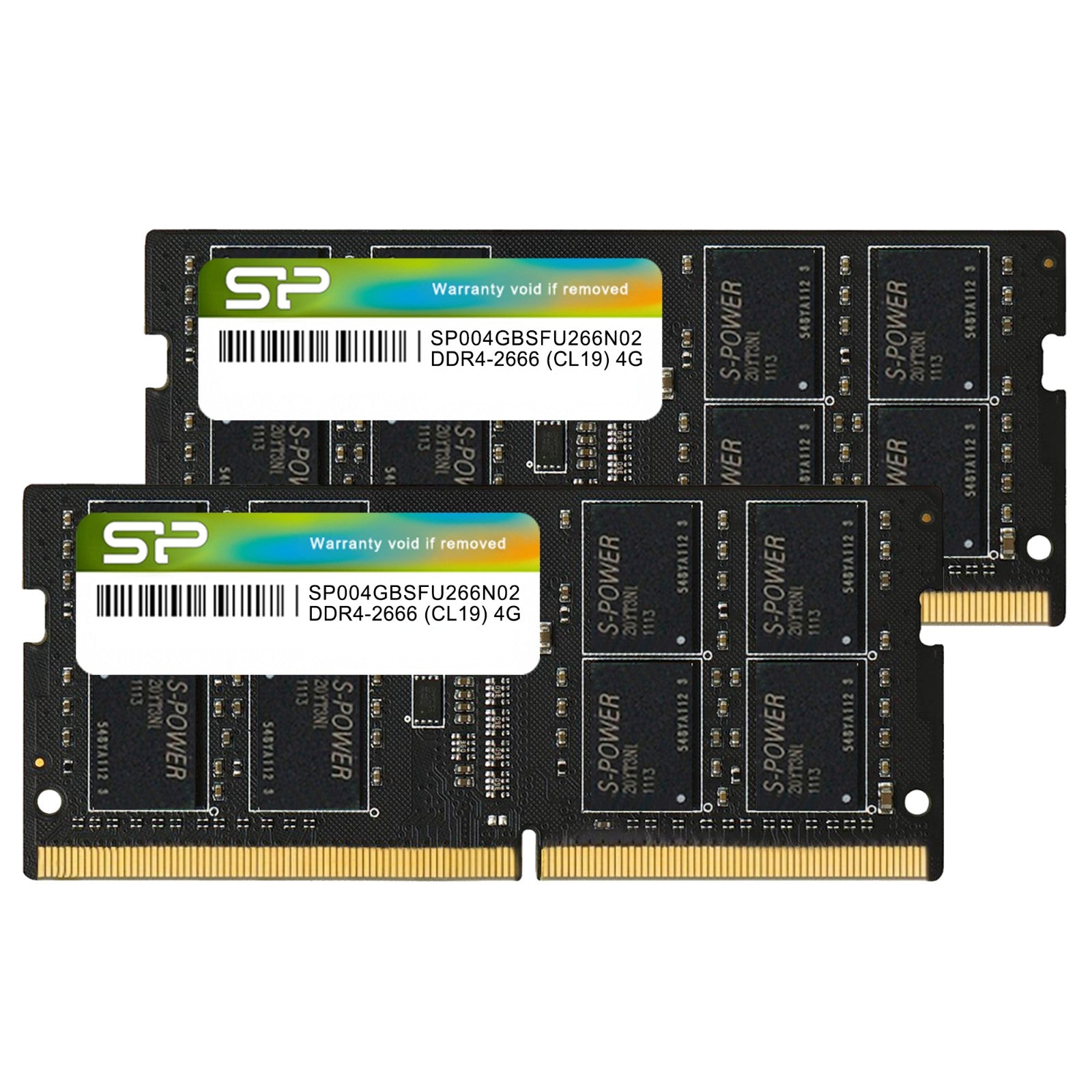 Silicon Power 8GB SP008GBSFU266X22 2666Mhz CL19 DDR4 SODIMM Laptop RAM