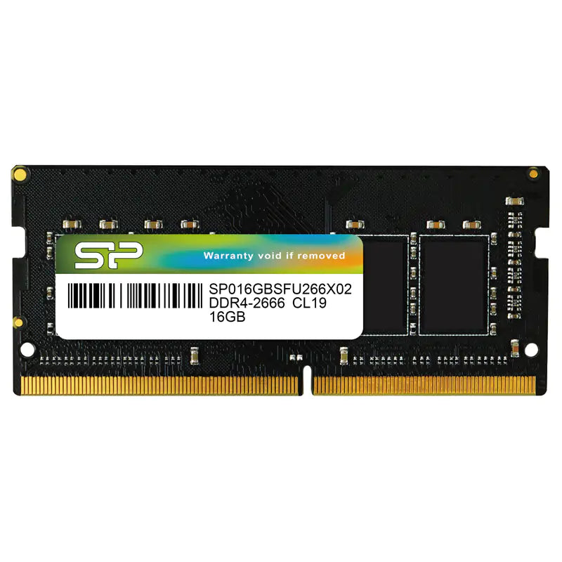 Silicon Power 16GB (1x16GB) SP016GBSFU266X02 2666Mhz CL19 DDR4 SODIMM Laptop RAM