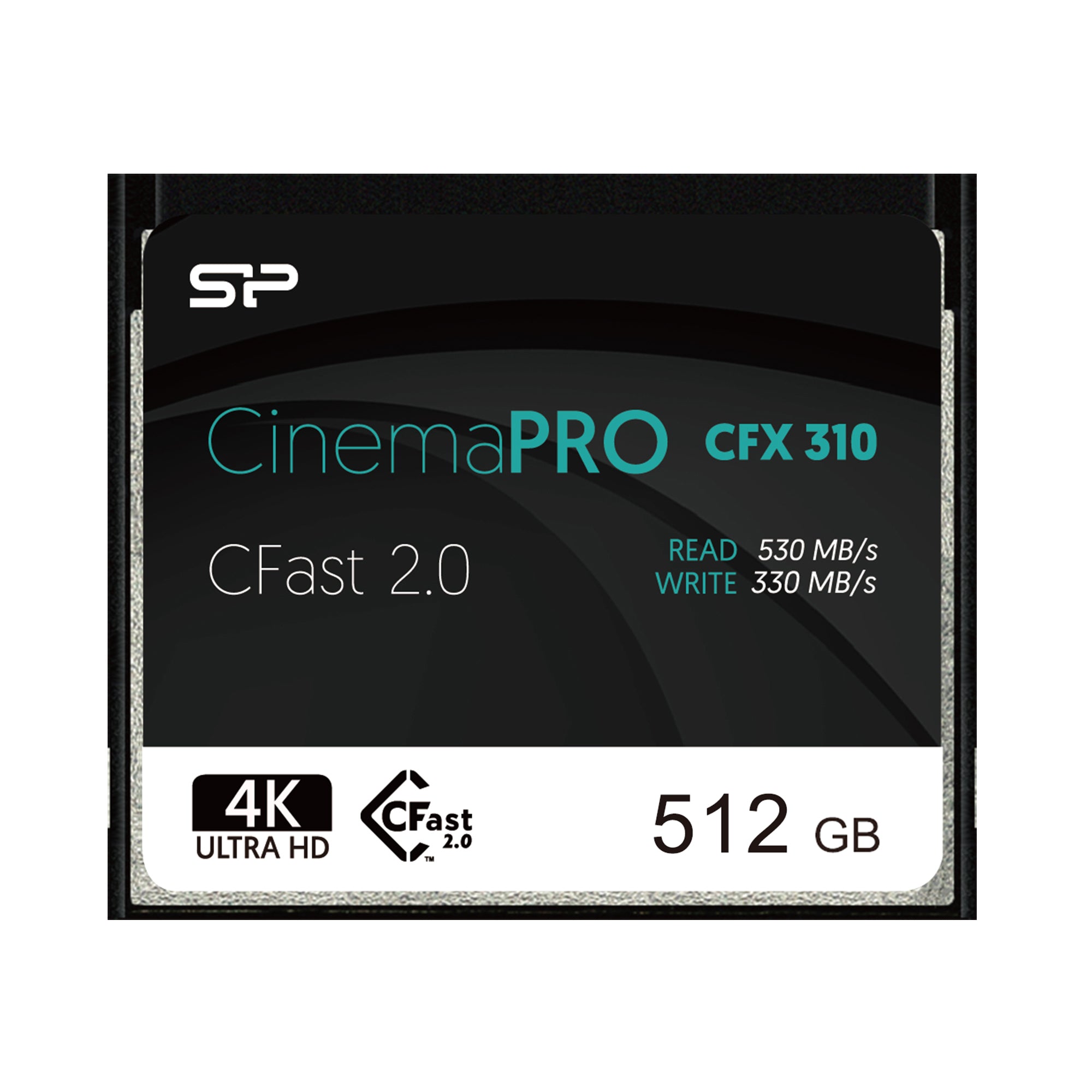 Silicon Power 512GB CFast 2.0 CinemaPro 530MB/s CFX310 MLC Memory Card