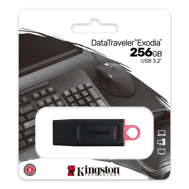 Kingston 256GB DataTraveler Exodia USB 3.2 Flash Drive