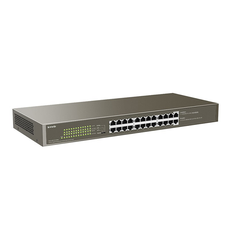 Tenda 24 Port Gigabit Unmanaged PoE+ Switch