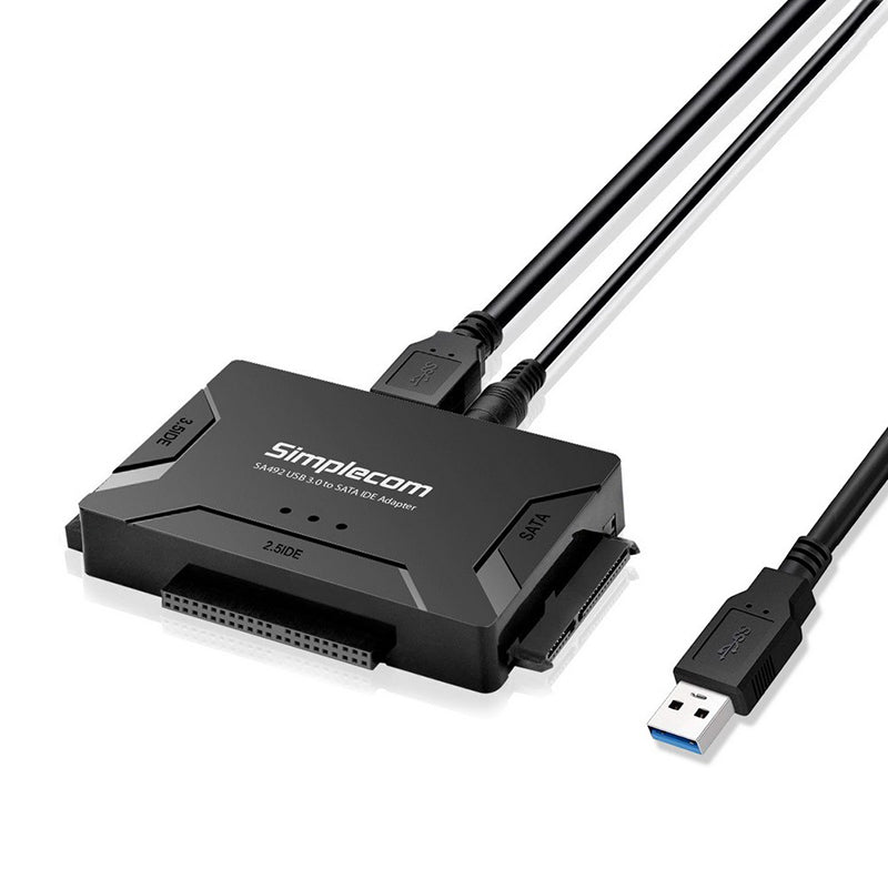 Simplecom USB 3.0 SATA IDE Adapter with Power Supply