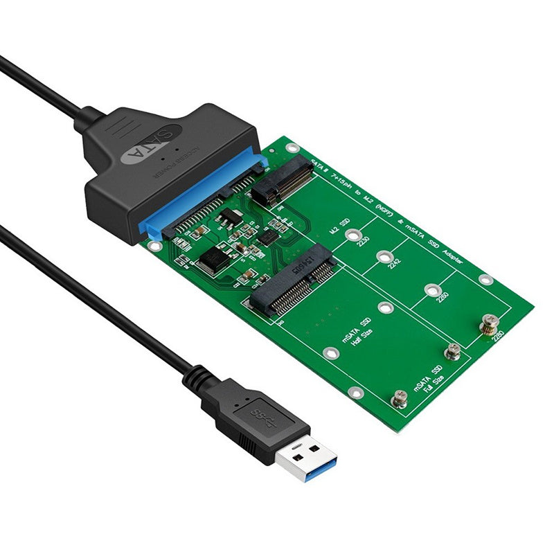 Simplecom USB 3.0 to mSATA + NGFF M.2 B Key SSD Adapter