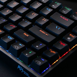 RK ROYAL KLUDGE RK84 Wireless Bluetooth/2.4Ghz 75% RGB Mechanical Gaming Keyboard,Brown Switch, Black Case