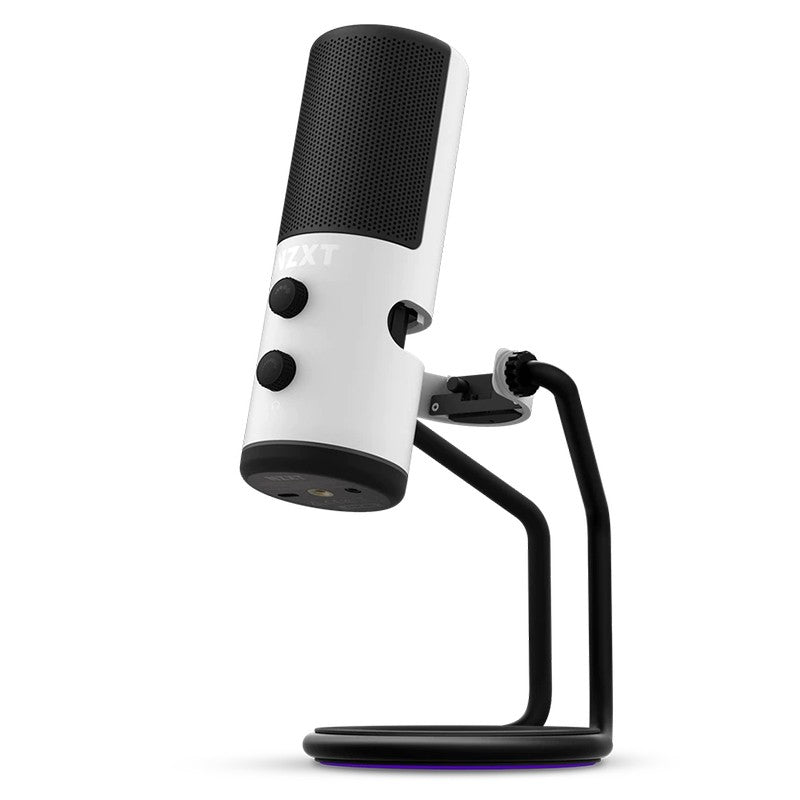 NZXT Capsule Cardioid Wired USB Microphone - White