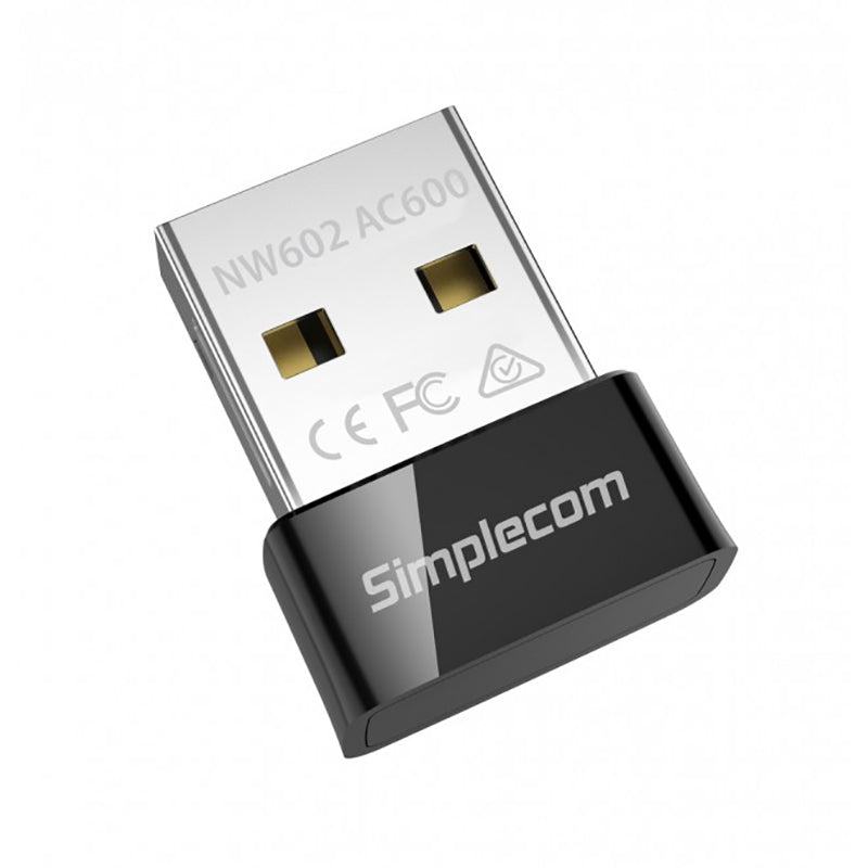 Simplecom AC600 Dual Band Nano USB WiFi Adapter