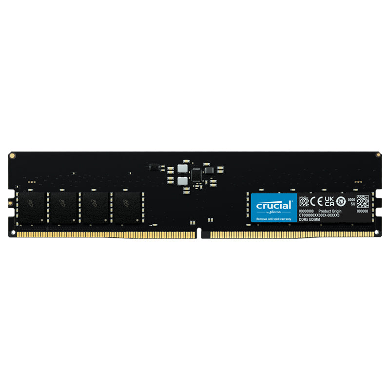 Crucial 16GB CT16G48C40U5 4800MHz CL40 UDIMM DDR5 RAM