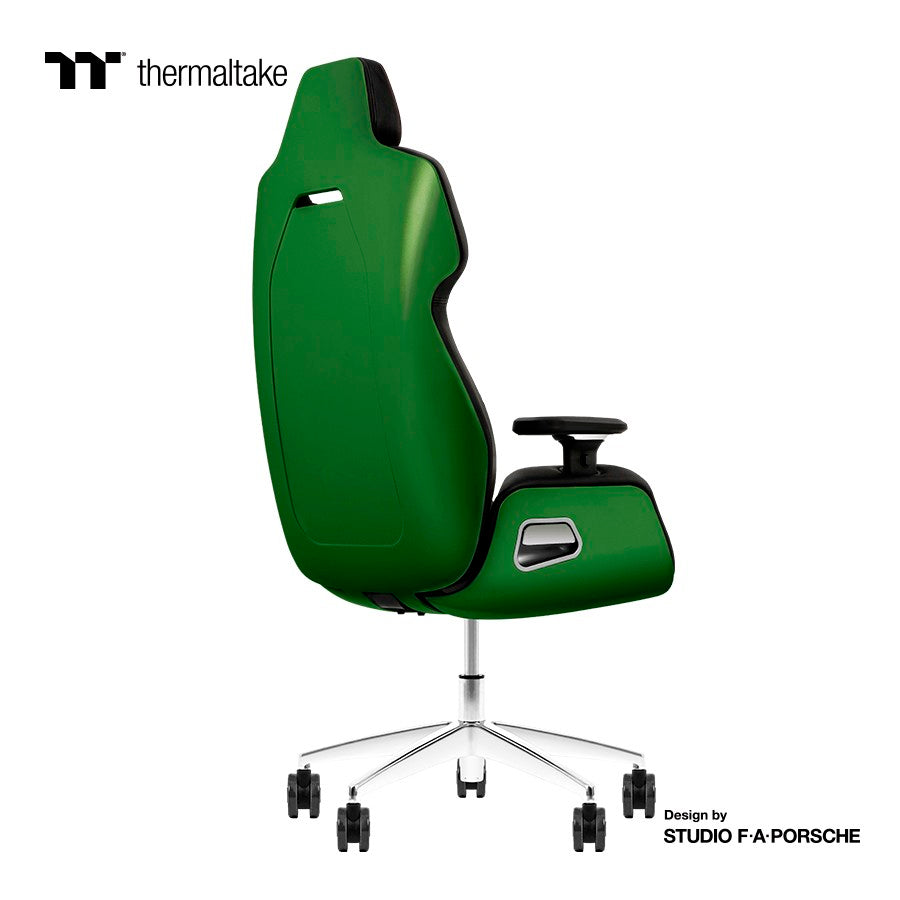 Thermaltake ARGENT E700 Real Leather Gaming Chair Design by Porsche - Racing Green