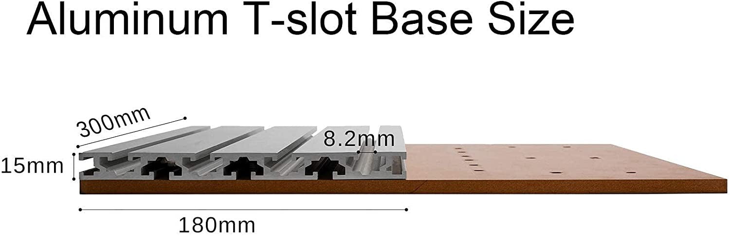 Genmitsu T-Slot Table Top 3040 Aluminum Spoilboard Extension Kit for CNC Router 3018-PRO