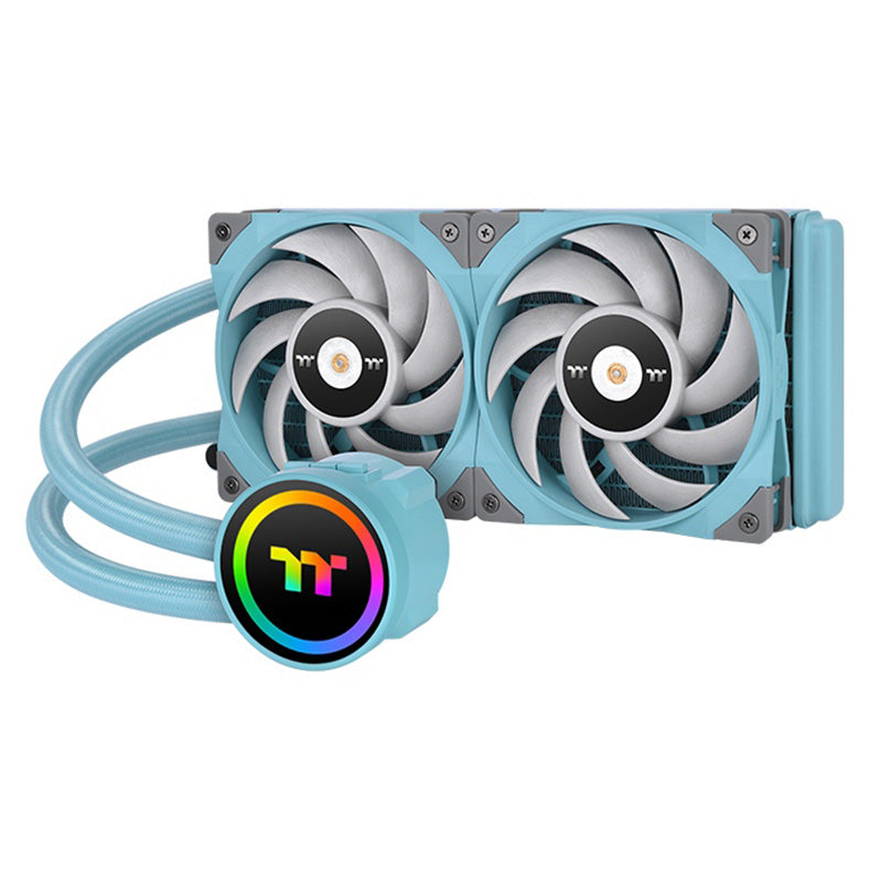 Thermaltake TOUGHLIQUID 240 ARGB Sync AIO CPU Cooler Turquoise