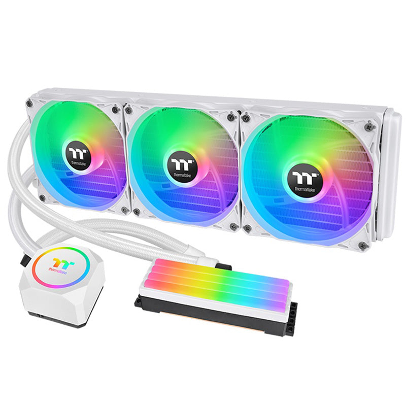 Thermaltake Floe R360 CPU and Memory AIO Liquid Cooler Snow Edition
