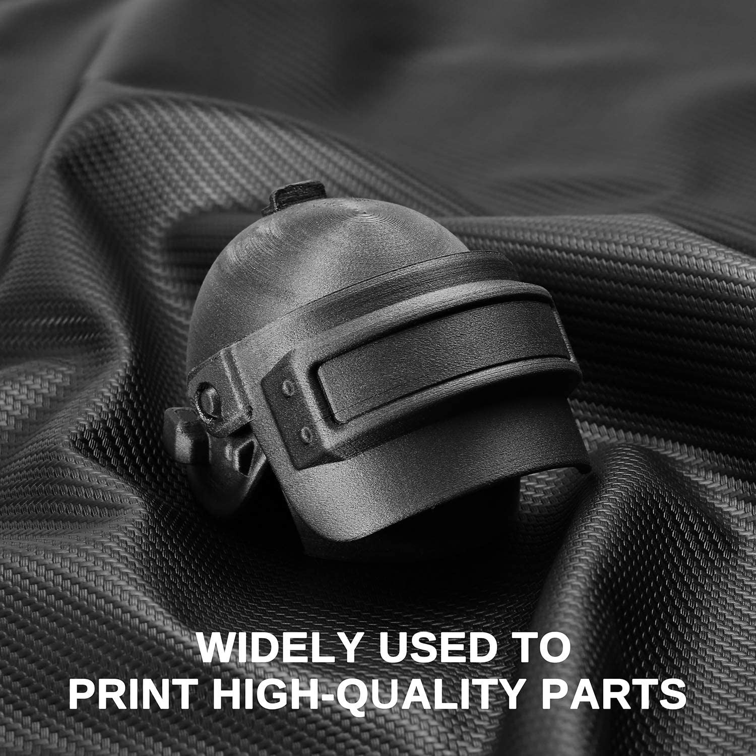 SainSmart 1.75mm Black ePA-CF Carbon Fiber Filled Nylon Filament 1KG Spool for 3D Printer