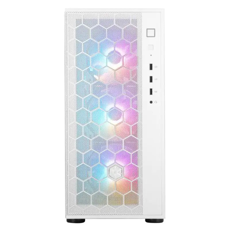 SilverStone Fara R1 Pro V2 Tempered Glass ATX Case - White