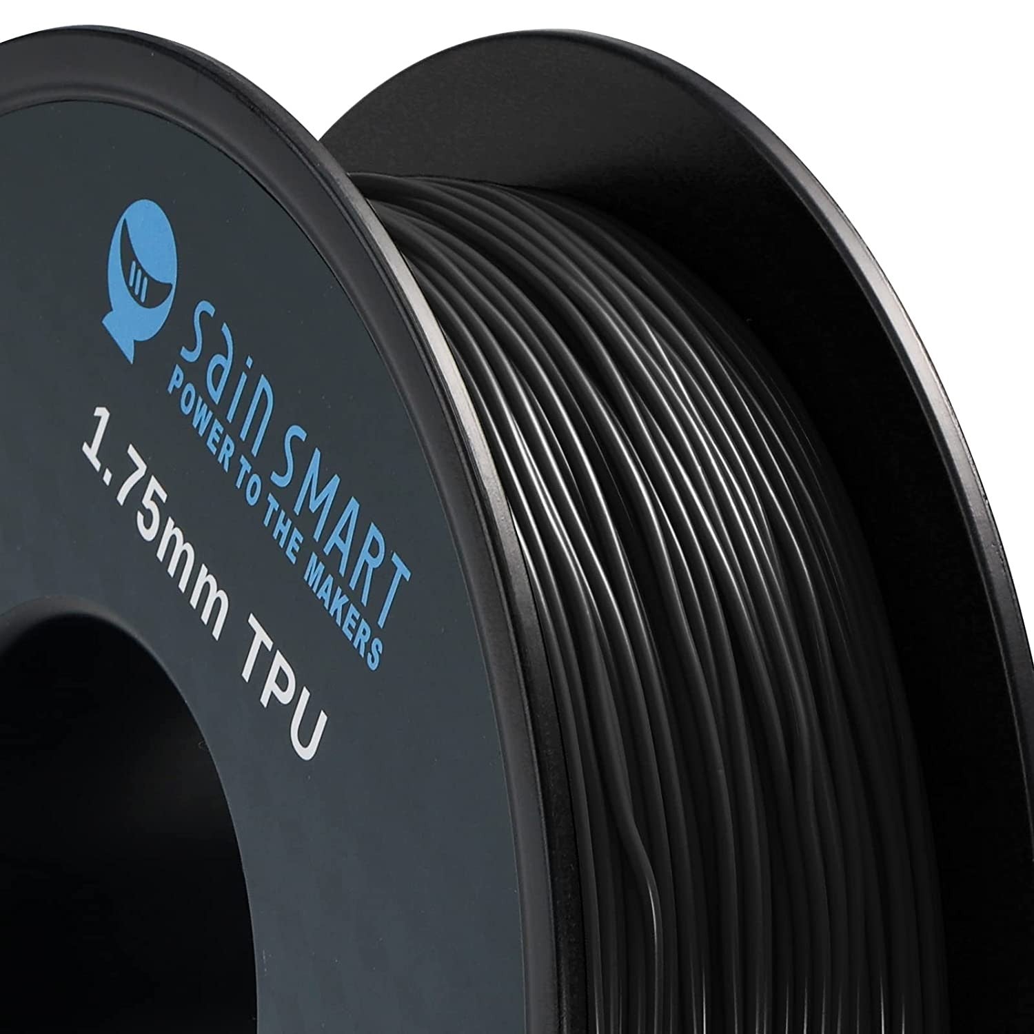 SainSmart - 101-90-164 Black Flexible TPU 3D Printing Filament, 1.75 mm, 0.8 kg, Dimensional Accuracy +/- 0.05 mm