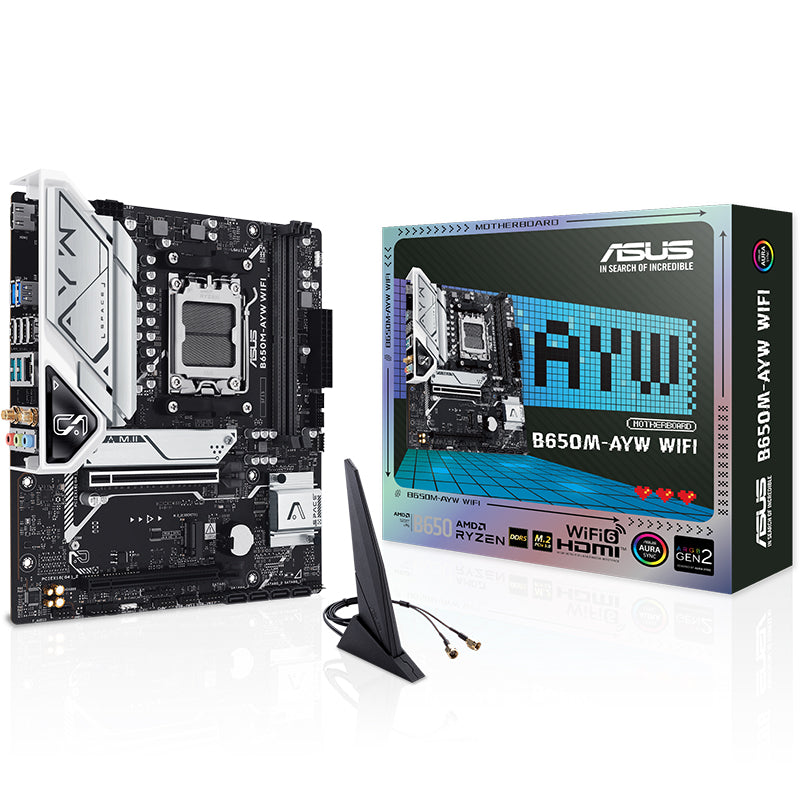 Asus B650M-AYW WIFI AM5 micro-ATX Motherboard