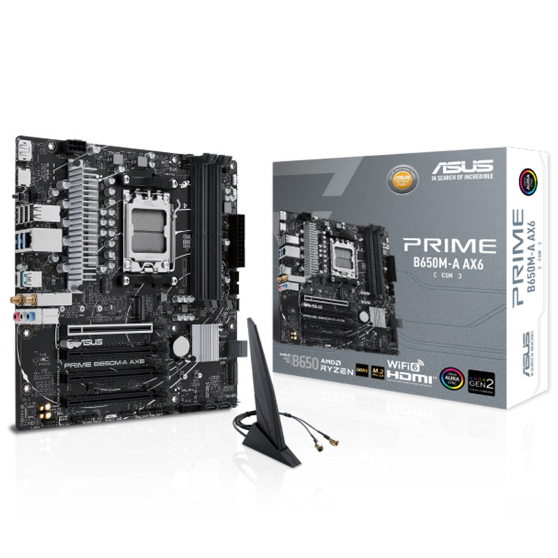 Asus PRIME B650M-A AX6-CSM AM5 mATX Motherboard
