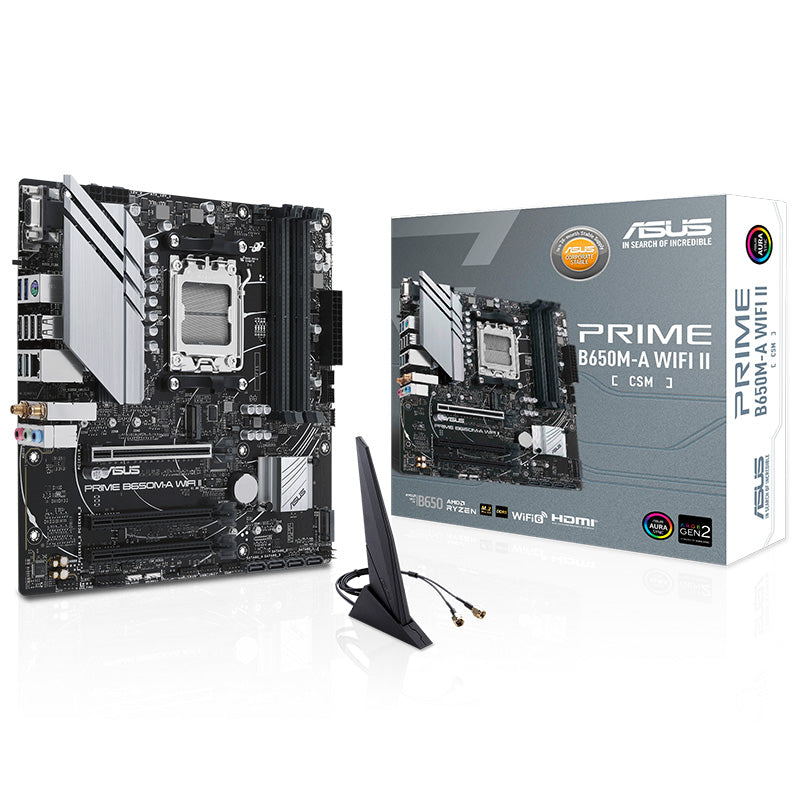 Asus PRIME B650M-A WIFI II-CSM AM5 mATX Motherboard