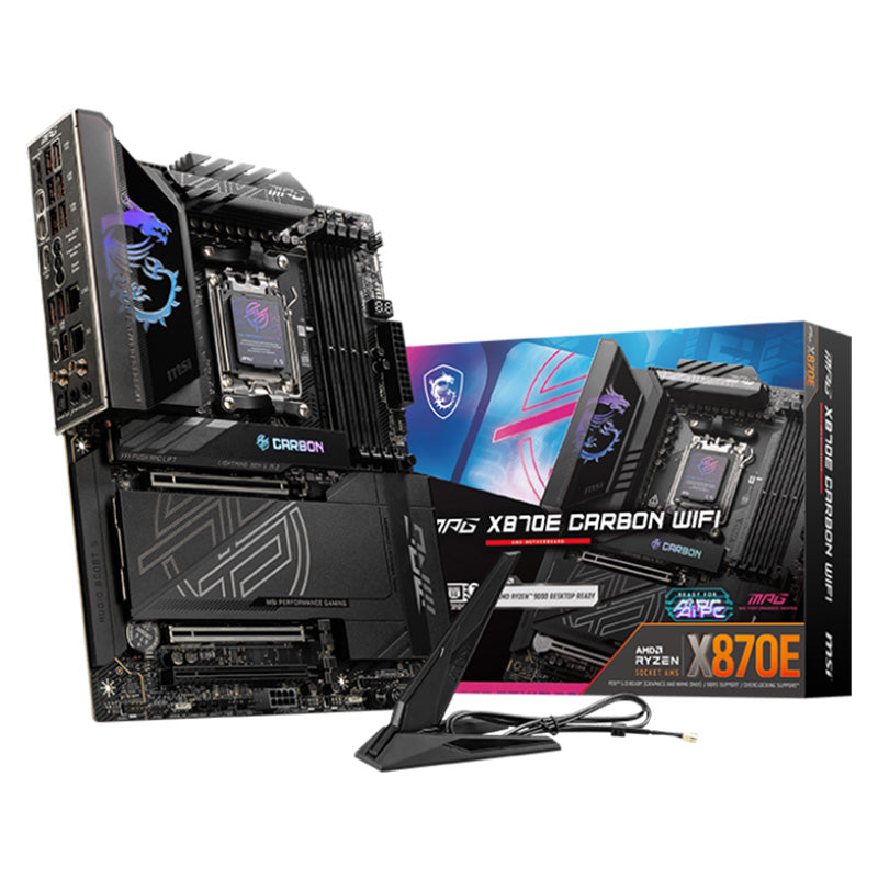 MSI MPG X870E Carbon WiFi AM5 ATX Motherboard