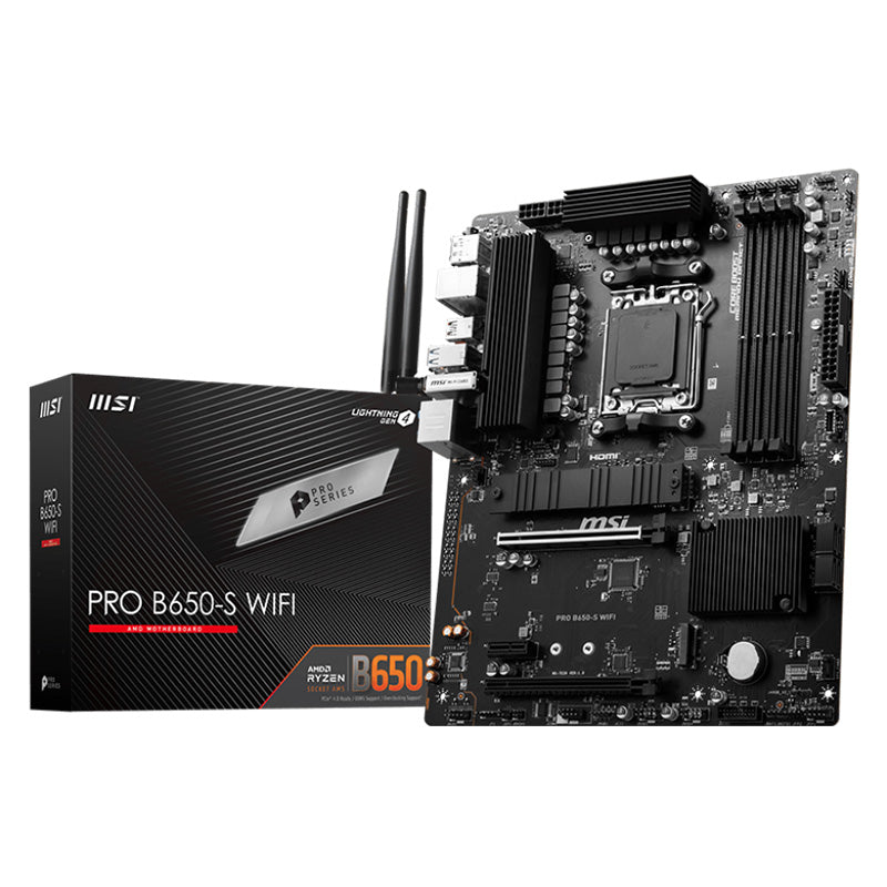 MSI PRO B650-S WiFi AM5 ATX Motherboard