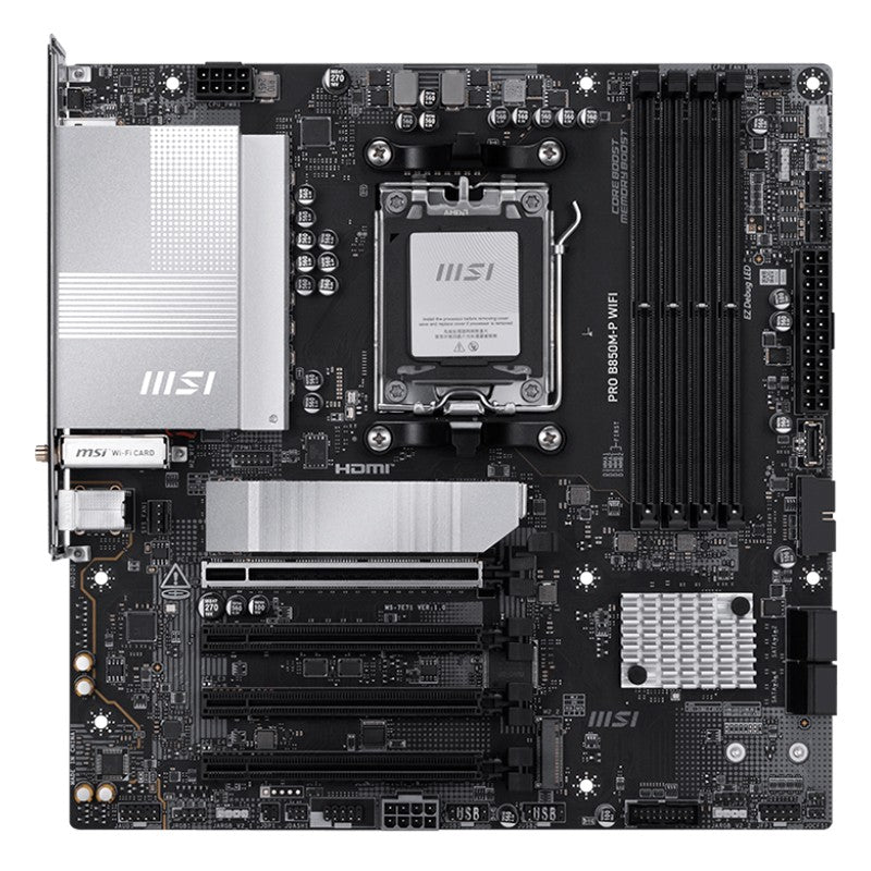 MSI Pro B850M-P WIFI AM5 mATX Motherboard