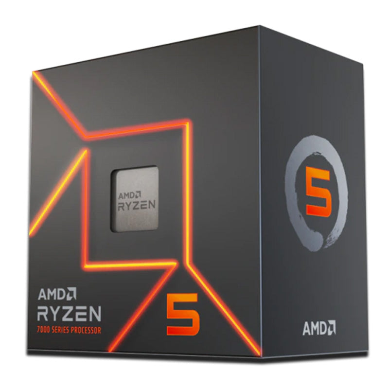 AMD Ryzen 5 7600 6 Core AM5 5.1GHz CPU Processor with Wraith Stealth Cooler