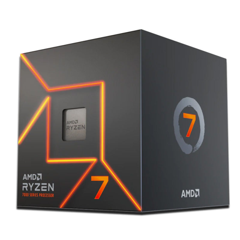 AMD Ryzen 7 7700 8 Core AM5 5.3 GHz CPU Processor with Wraith Prism Cooler
