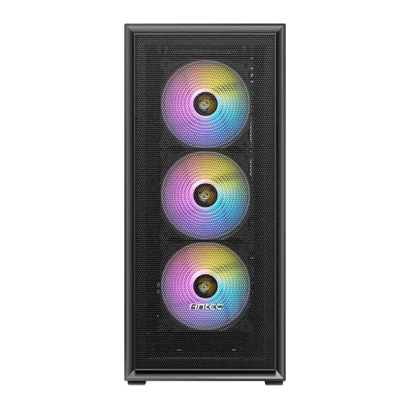 Antec AX81 Elite ARGB TG Mid Tower E-ATX Case - Black