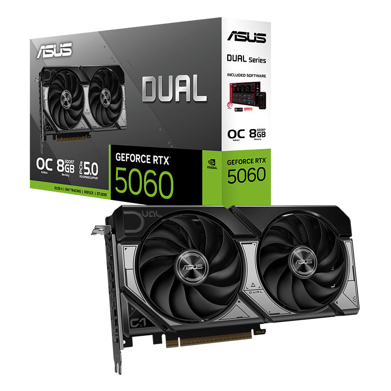 Asus Dual GeForce RTX 5060 8GB OC Graphics Card