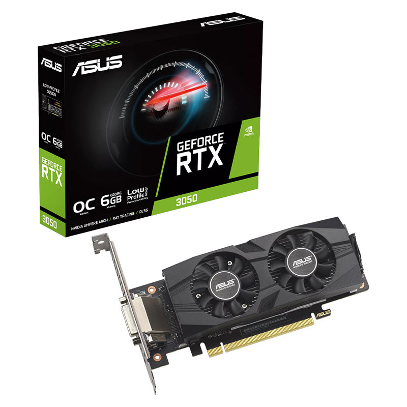 Asus GeForce RTX 3050 LP BRK OC 6G Graphics Card