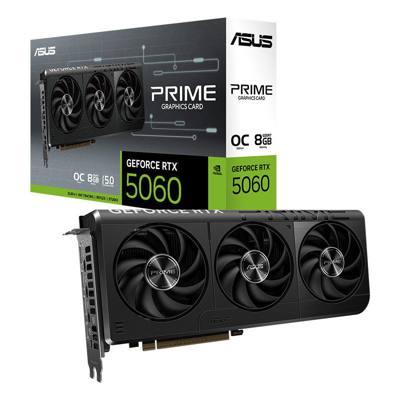 Asus Prime GeForce RTX 5060 8GB OC Graphics Card