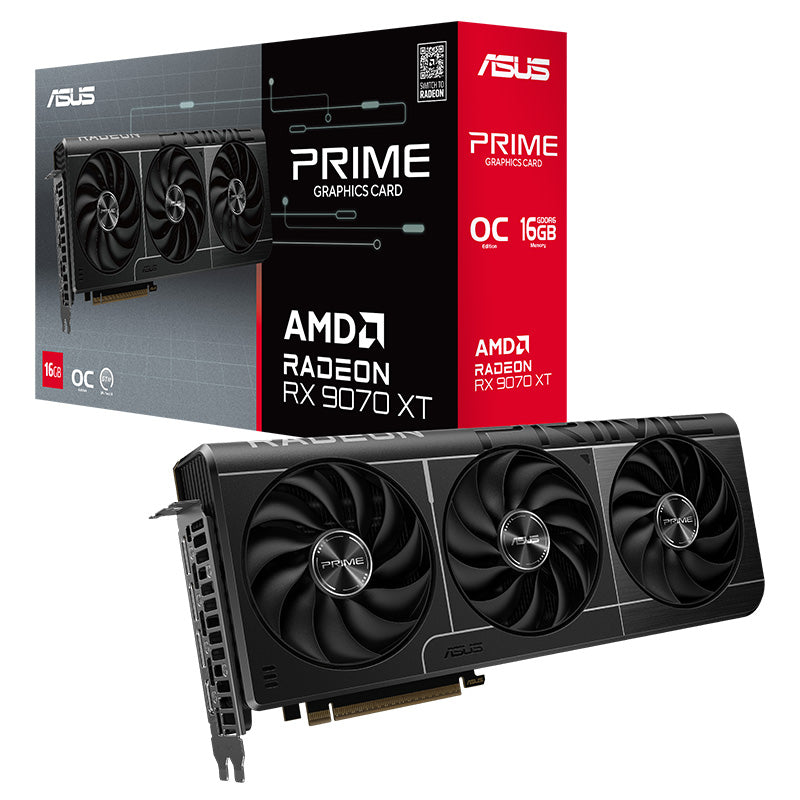 Asus Prime Radeon RX 9070 XT 16G OC Graphics Card