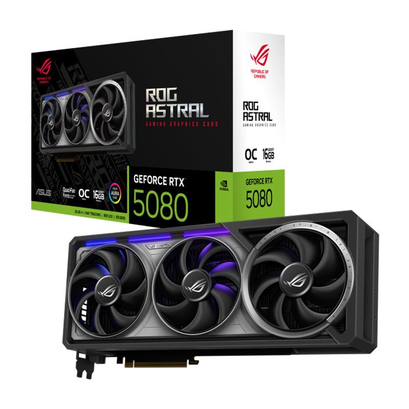 Asus ROG Astral GeForce RTX 5080 16G OC Graphics Card