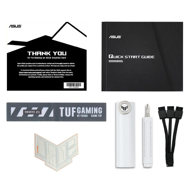 Asus TUF Gaming GeForce RTX 5070 Ti OC 16G Graphics Card - White