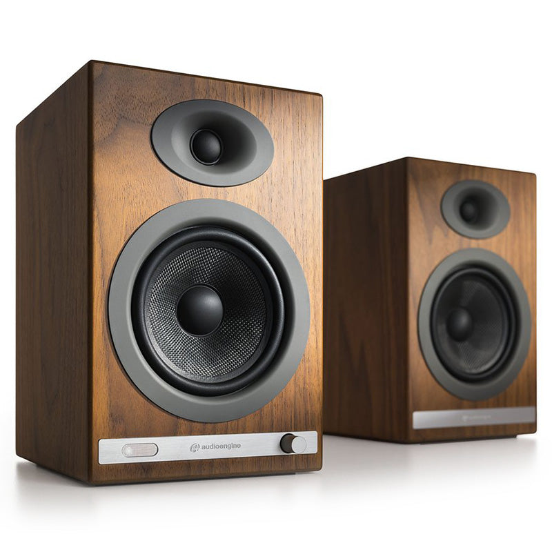 Audioengine HD5 Wireless Speakers System - Walnut