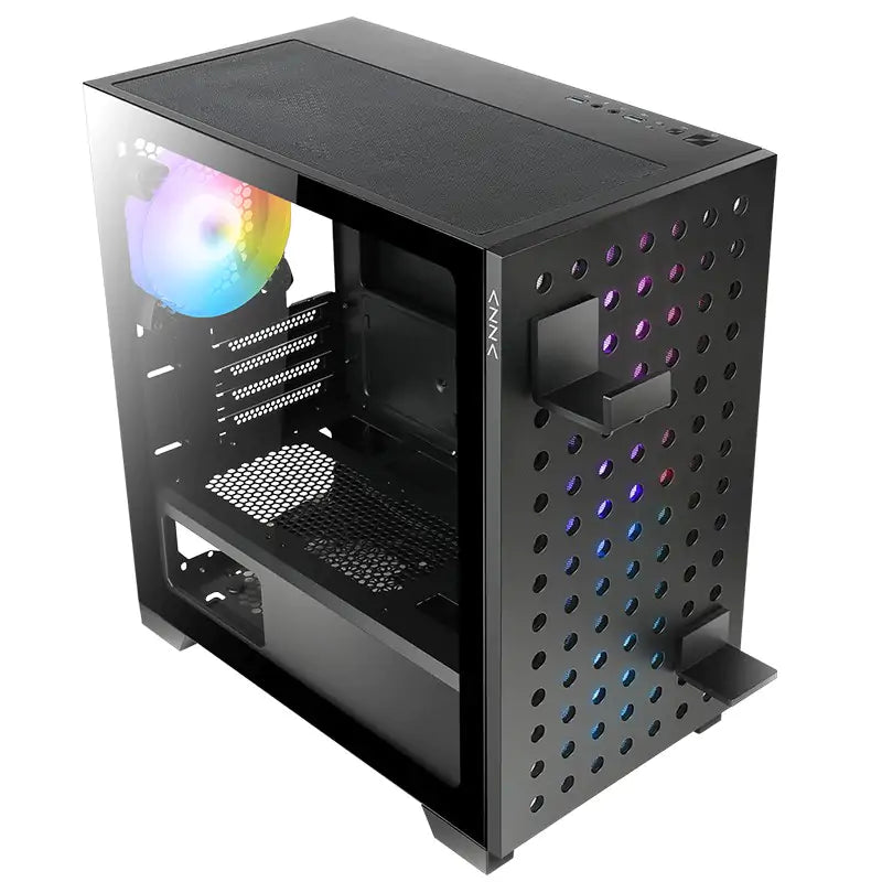 AZZA Elise Mid Tower mATX Case Black (CSAZ-140M)