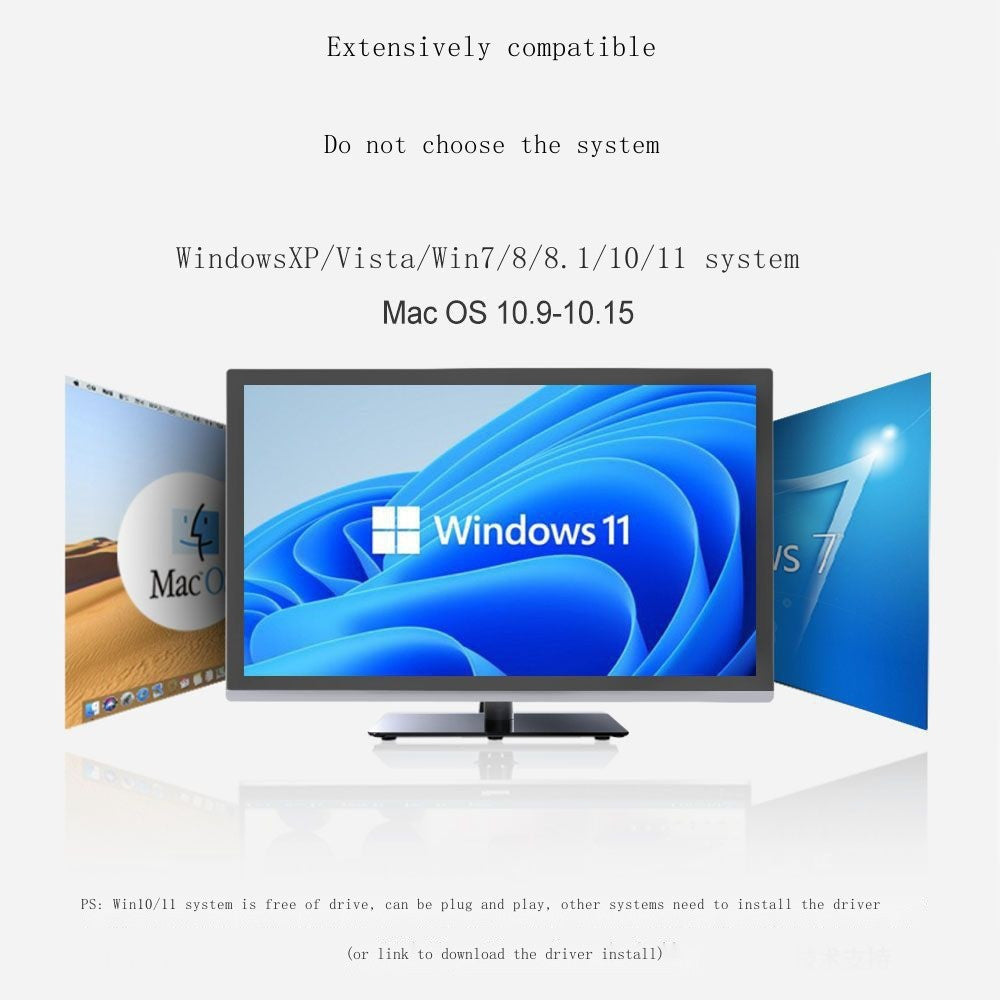 Dual-band gigabit wall-through wireless network card 1300M computer usb wifi receiver 5G wireless network card