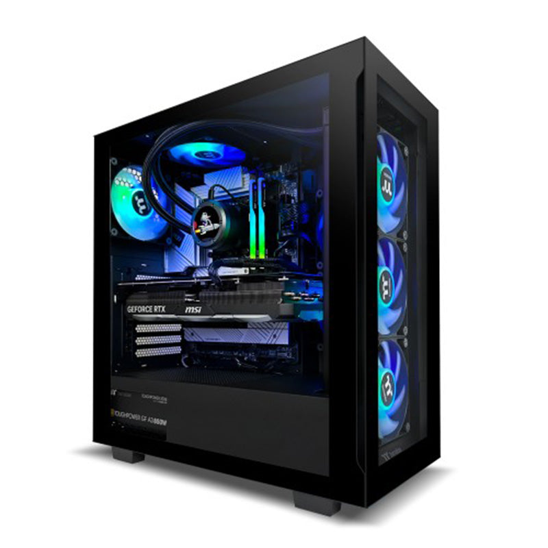 Thermaltake Rapture PRO V5 Ryzen 5-7500F RTX 4070 Super 2TB SSD 32GB RAM W11H Gaming PC